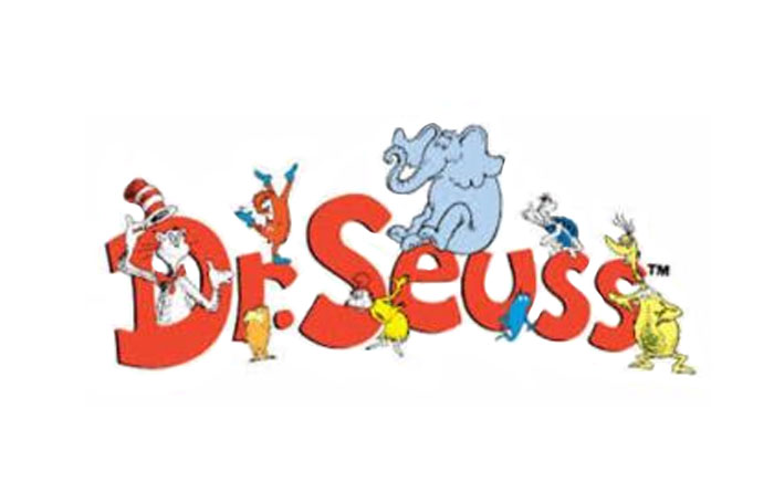 Cartoon images of Dr Seuss 